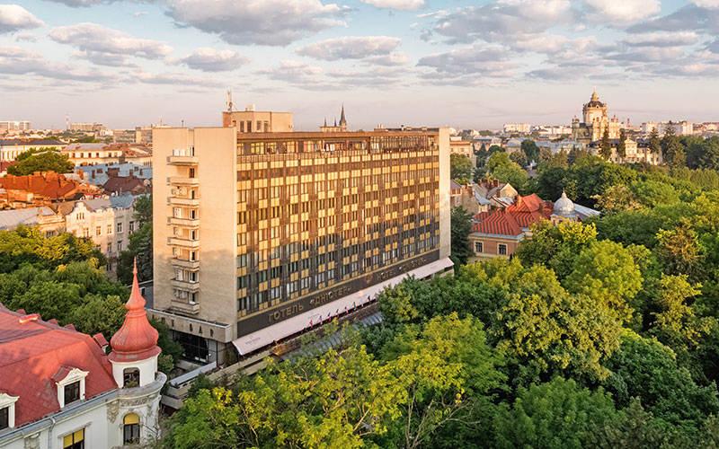 Premier Hotel Dnister Лвив Екстериор снимка